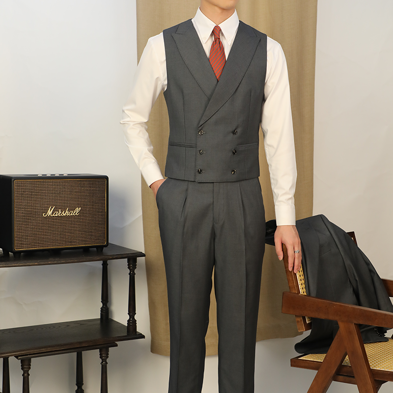 Italian Double-Breasted Vest