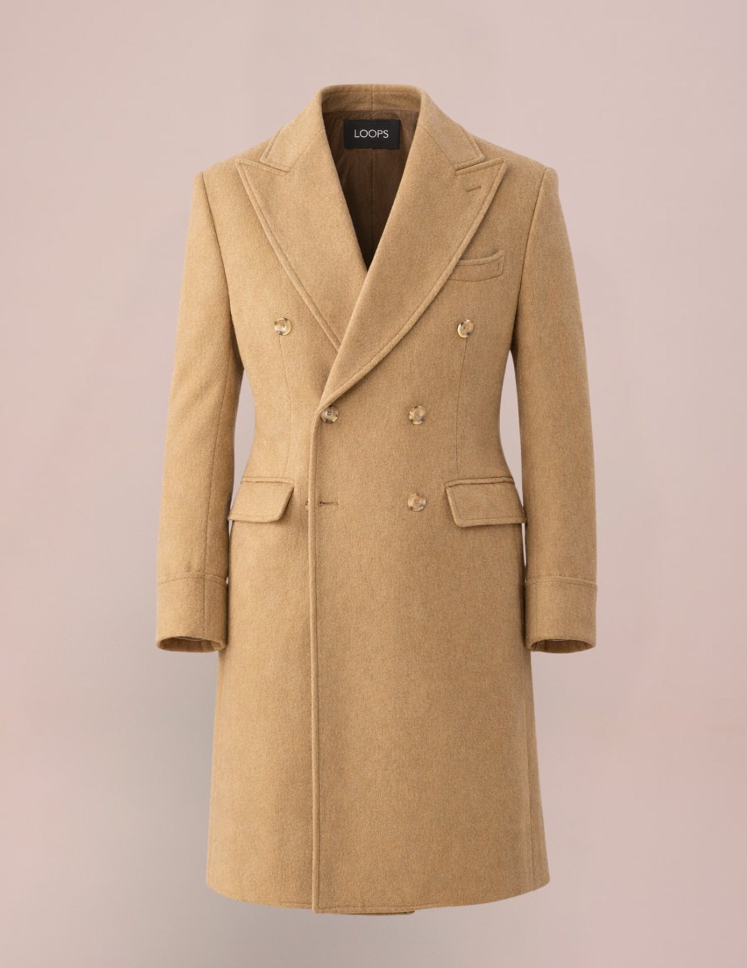 Loops Cortona Double-Breasted Overcoat