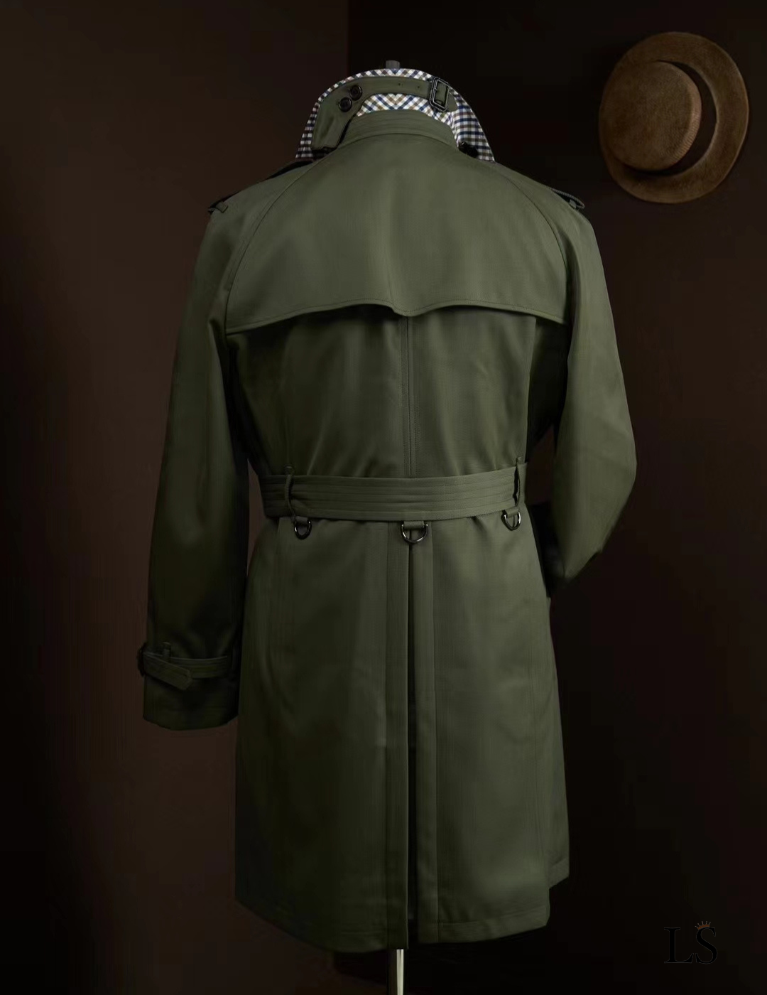 Sobretudo Trench Coat Masculino Romano