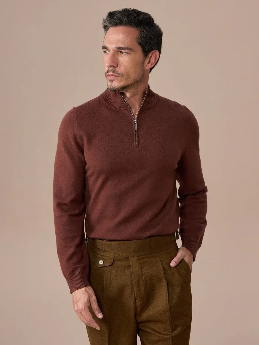 Loops Half-Zip Knit Sweater