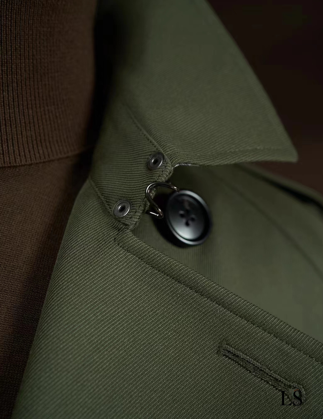 Sobretudo Trench Coat Masculino Romano