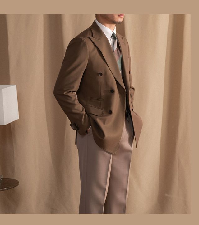 Blazer Transpassado Cagliari Marrom