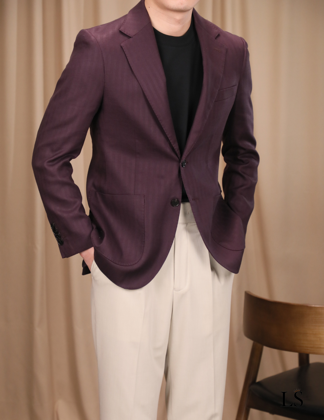 Men's Siena Tencel Linen Blazer