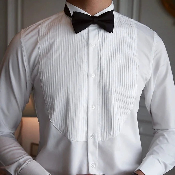 Camisa Smoking Gola Quebrada