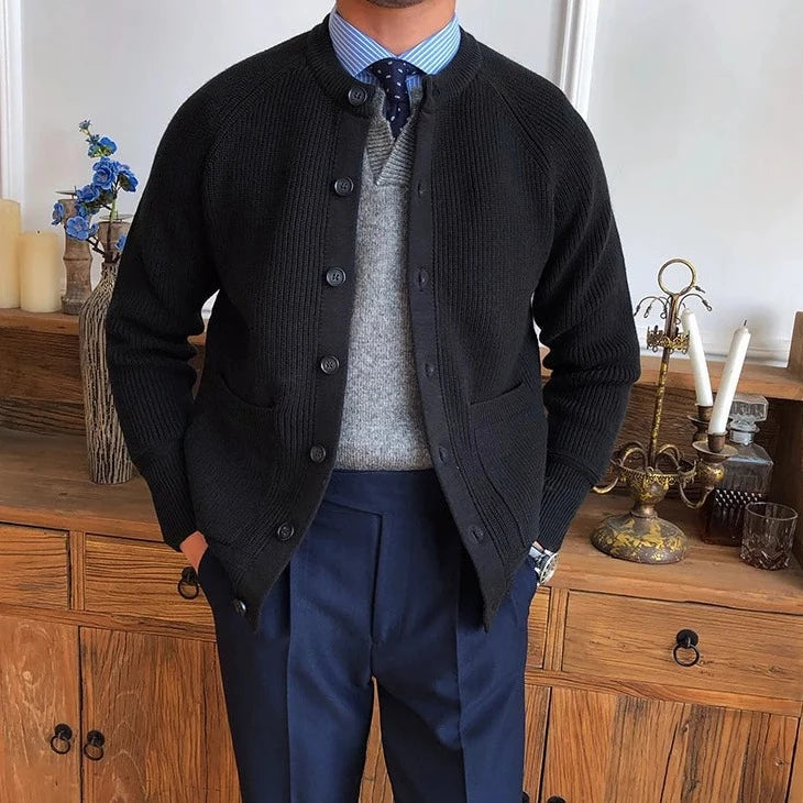 Cardigan Masculino Looped Tricô