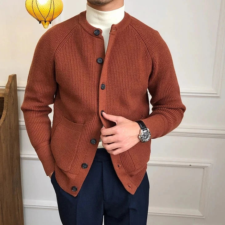 Cardigan Masculino Looped Tricô