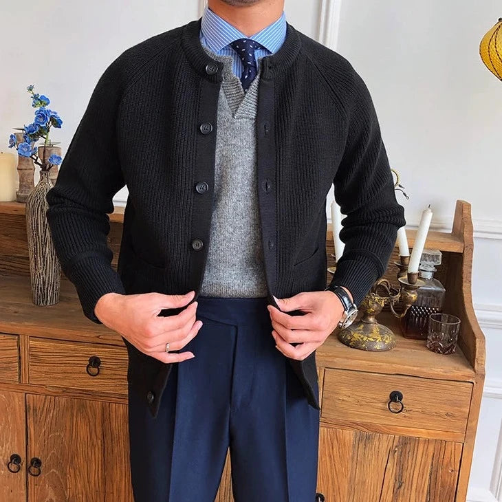 Cardigan Masculino Looped Tricô