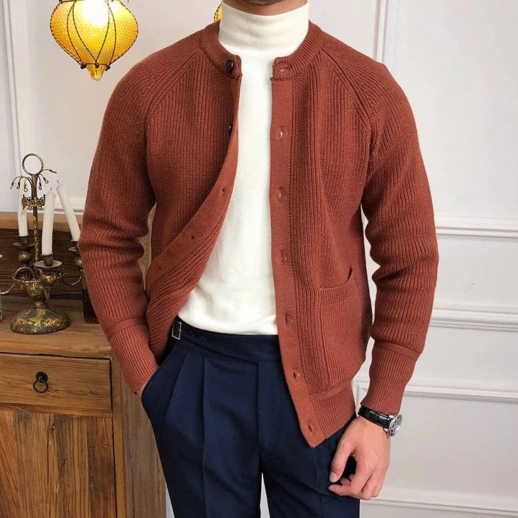 Cardigan Masculino Looped Tricô