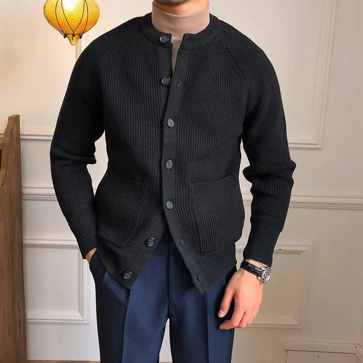 Cardigan Masculino Looped Tricô