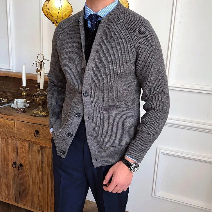 Cardigan Masculino Looped Tricô