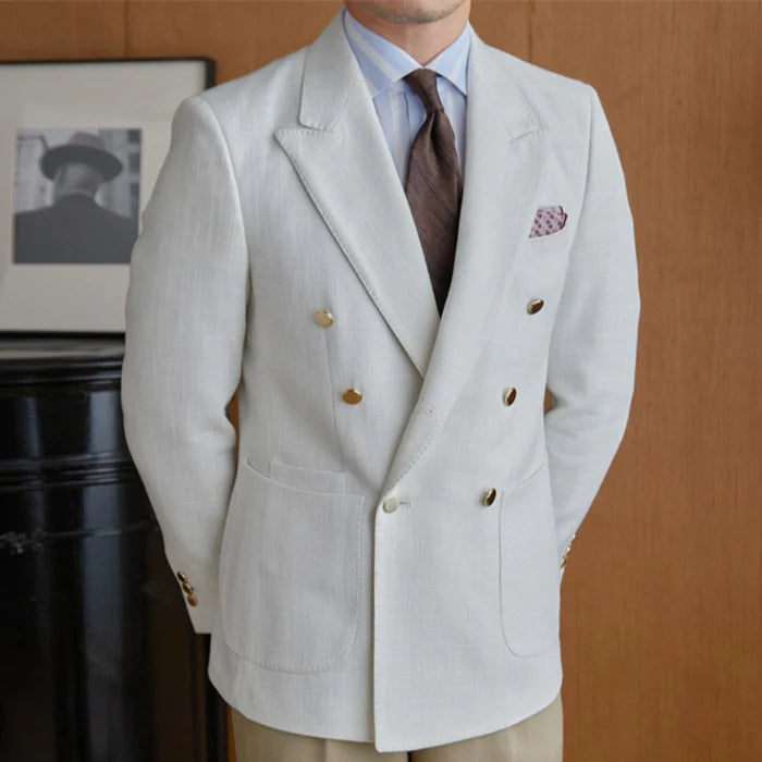 Blazer Transpassado Bari Branco