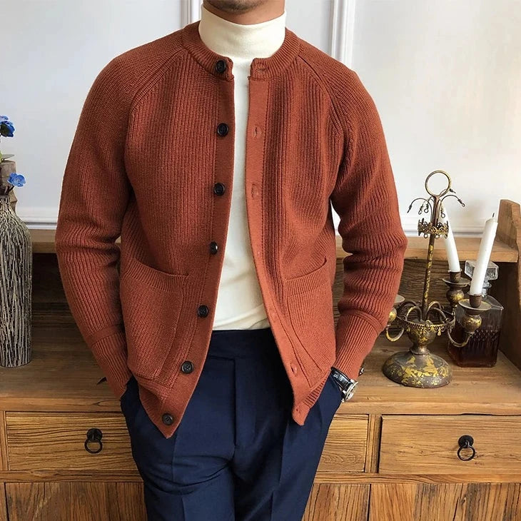 Cardigan Masculino Looped Tricô
