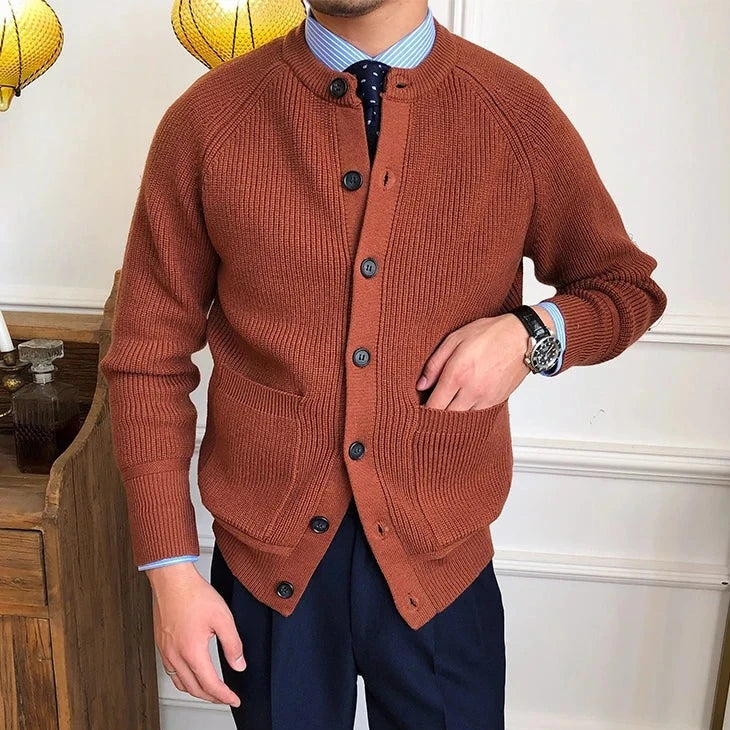 Cardigan Masculino Looped Tricô