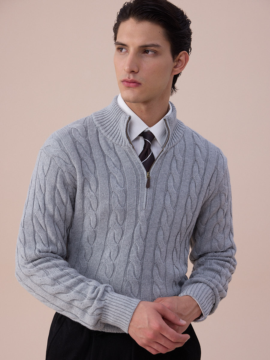 Loops Alveron Cable Zip Sweater