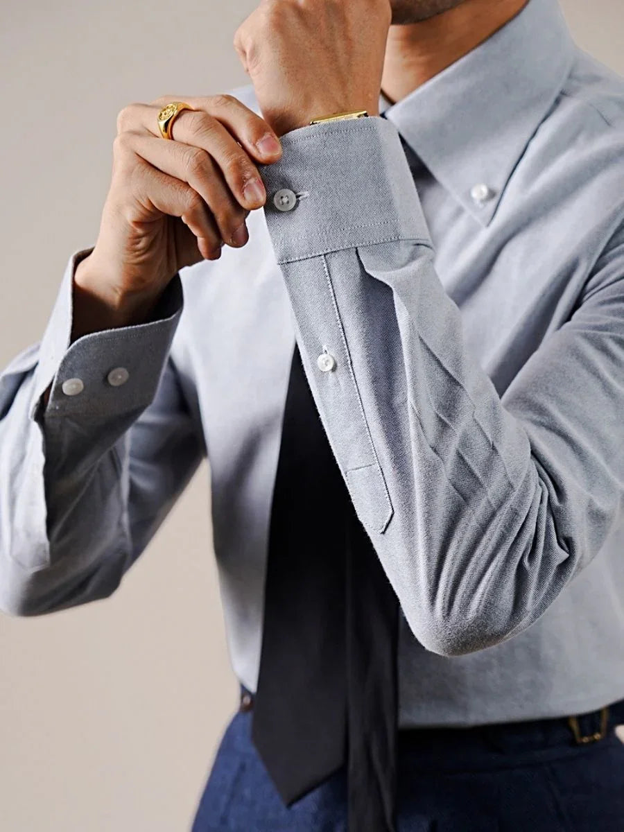 Camisa social Loops Alderway de algodão