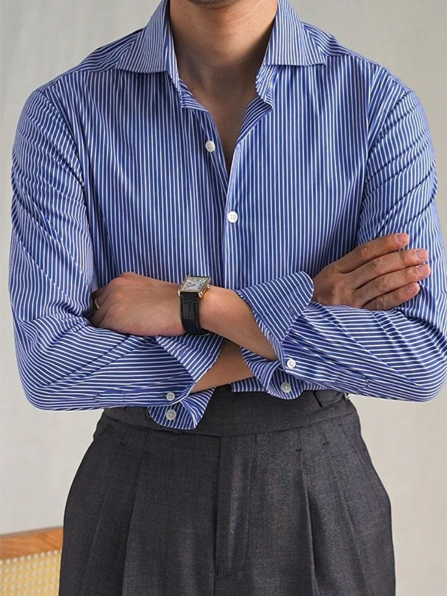 Camisa social listrada Loops